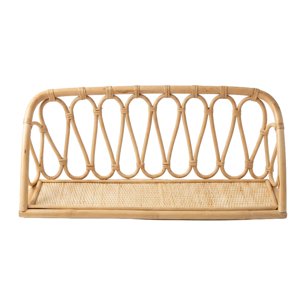 Rattan Wall Shelf