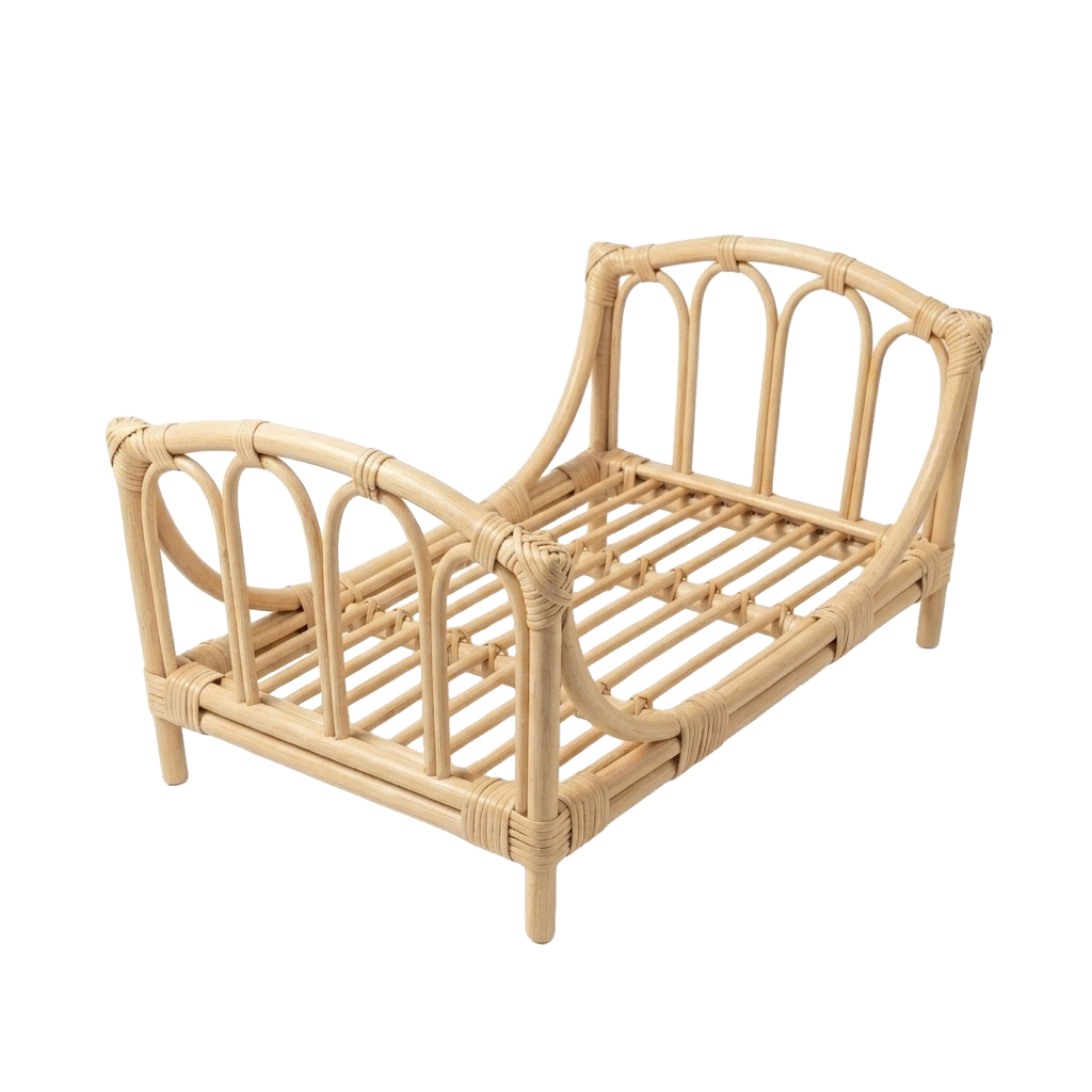 Little Dream Rattan Doll Bed