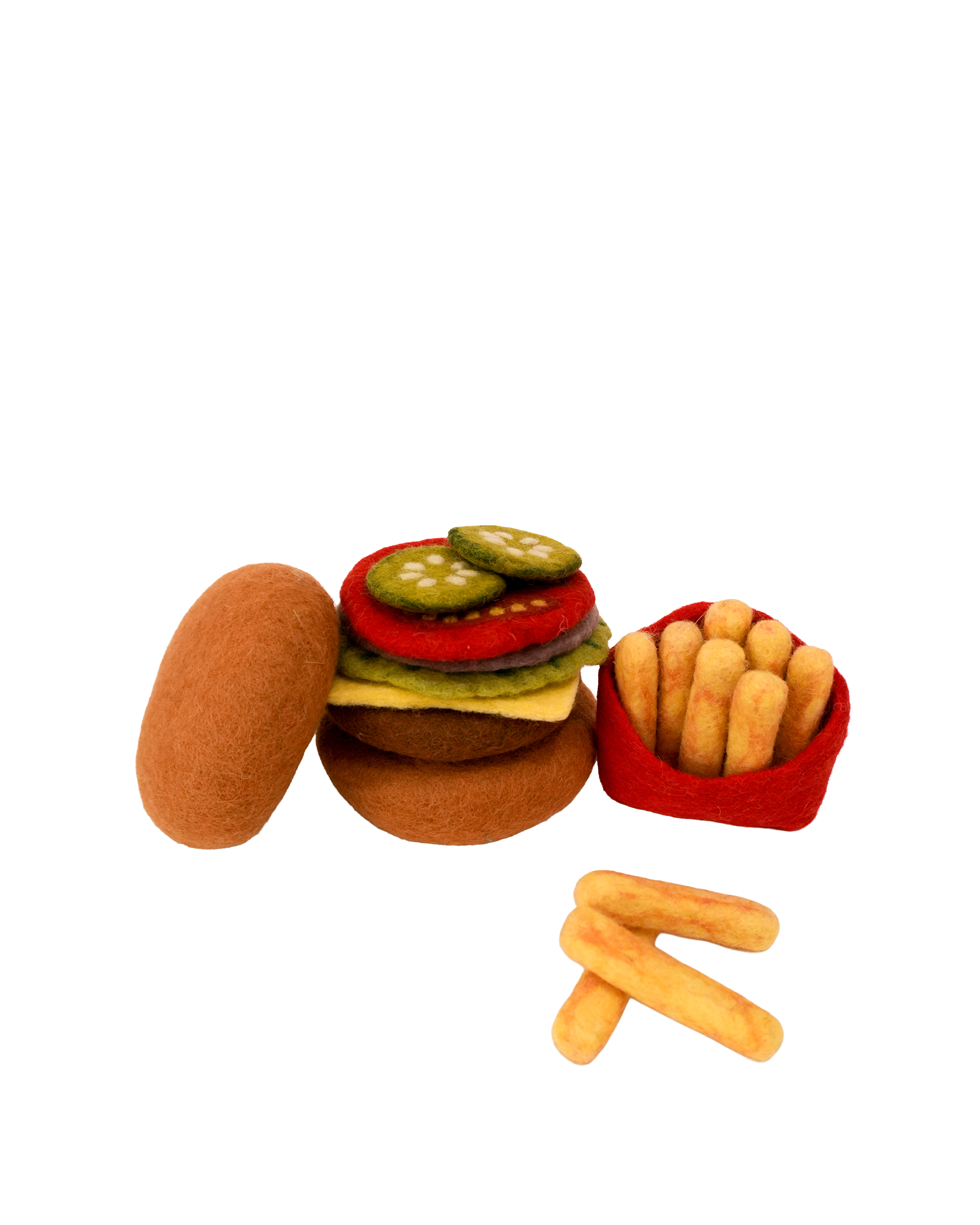 Veggie Burger & Fries Play Set