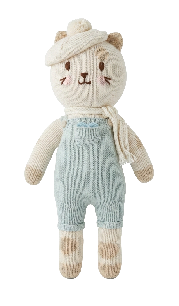 Goldie – Knitted Cat Doll