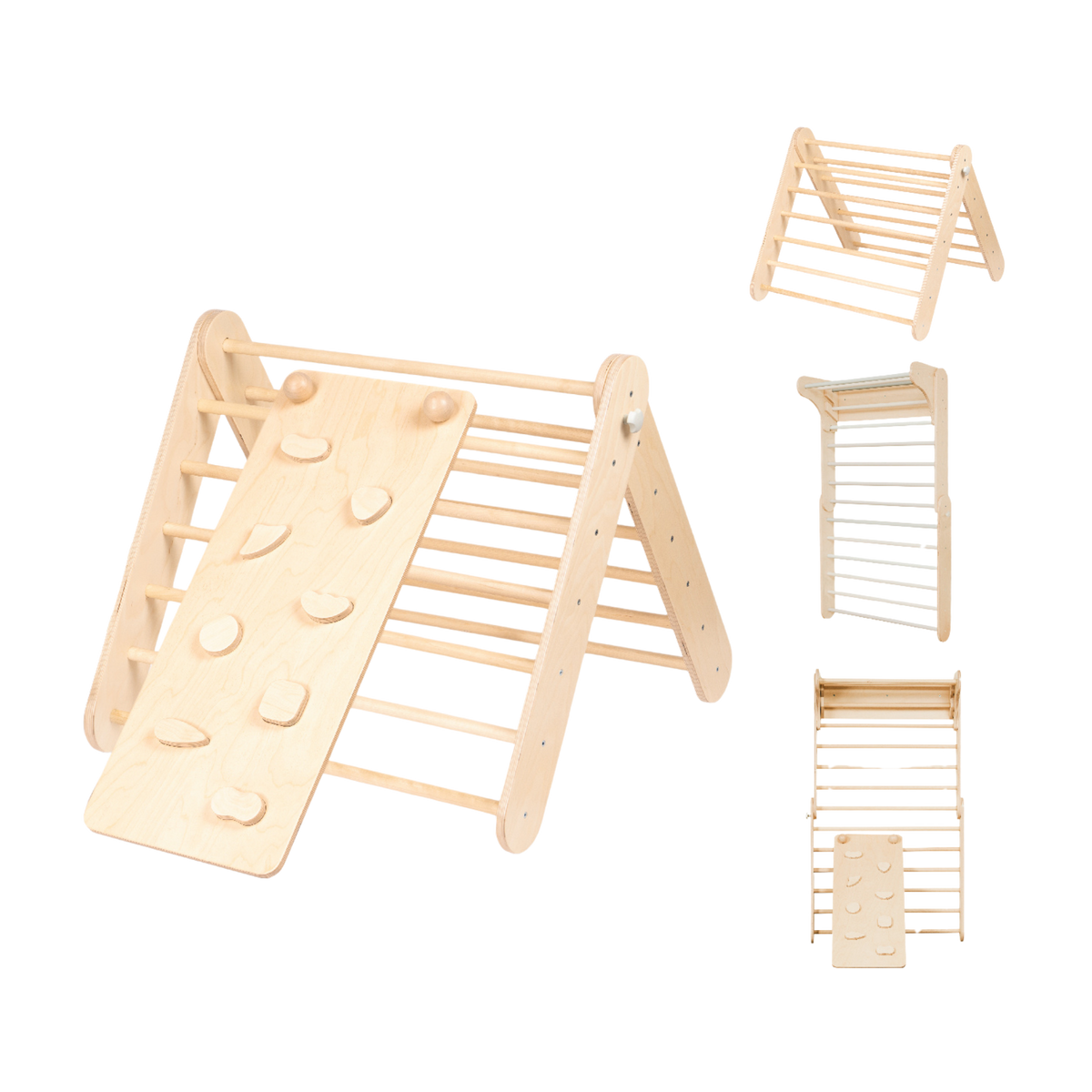 Swedish Wall & Triangle 2in1 Set + Ramp & Slide 2in1