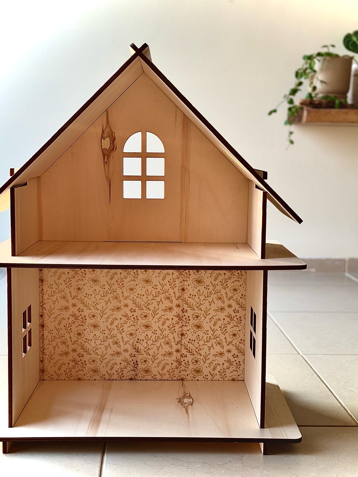 Floral dollhouse