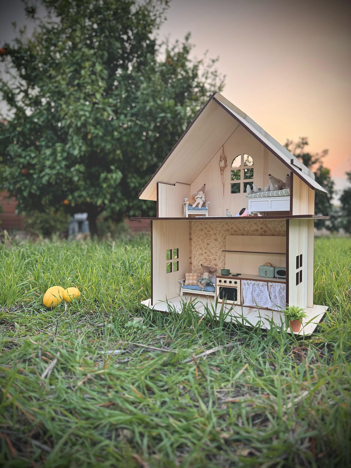 Floral dollhouse