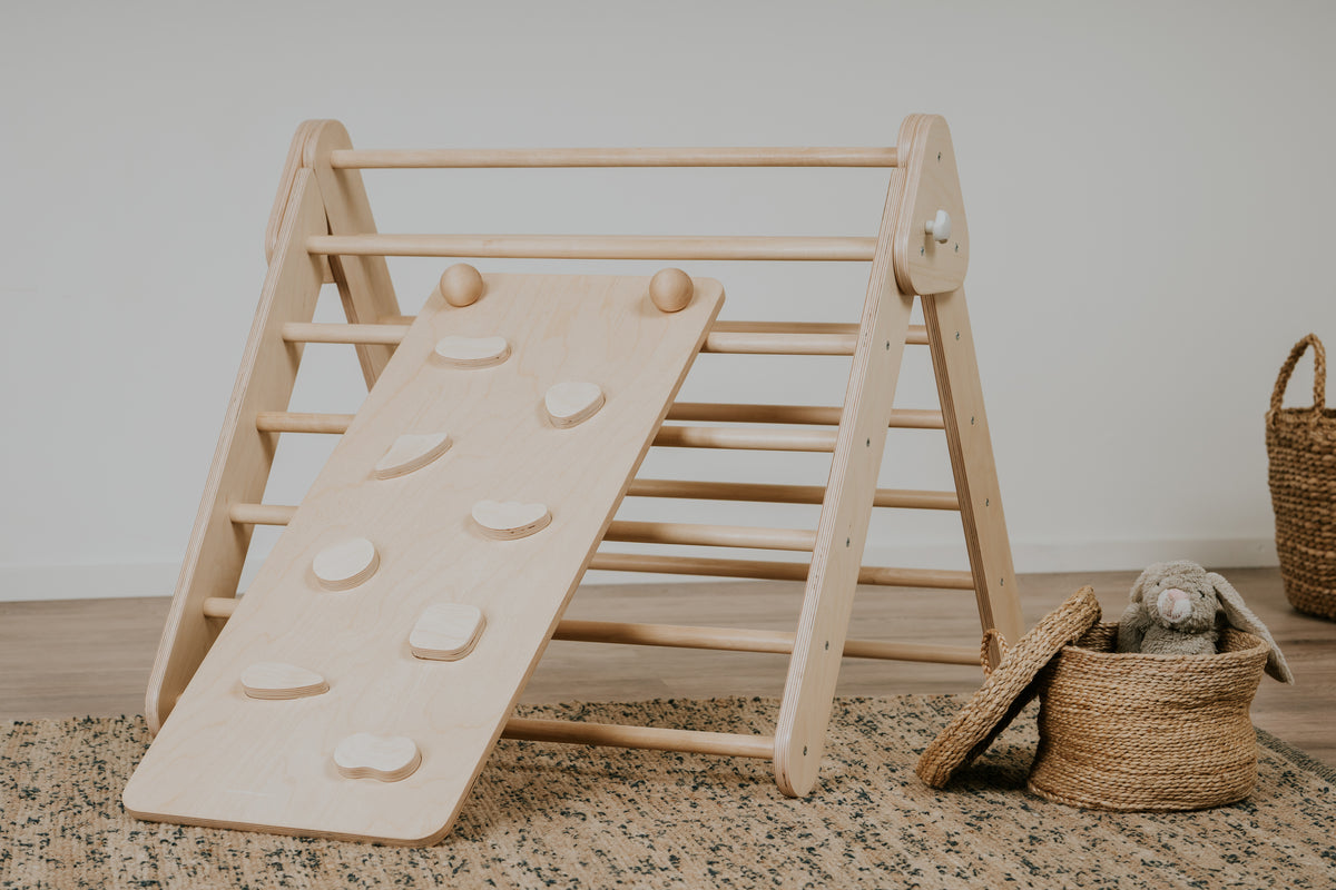 Swedish Wall & Triangle 2in1 Set + Ramp & Slide 2in1