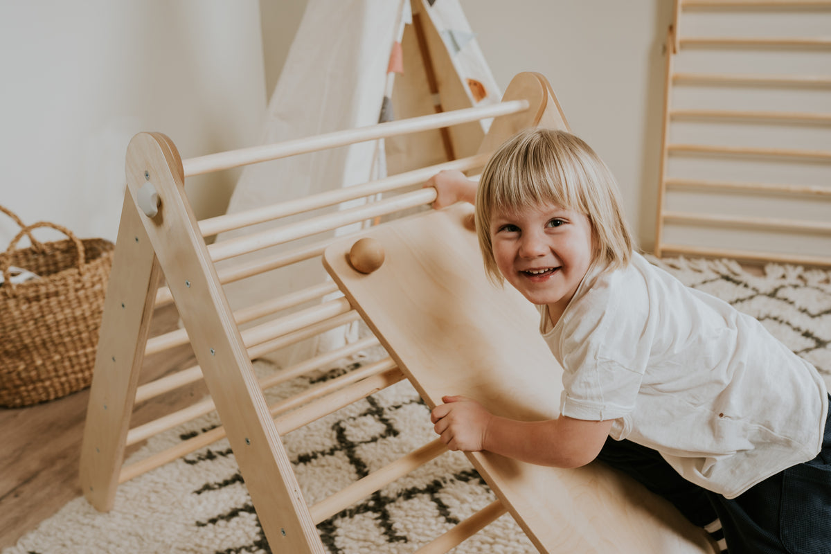 Swedish Wall & Triangle 2in1 Set + Ramp & Slide 2in1
