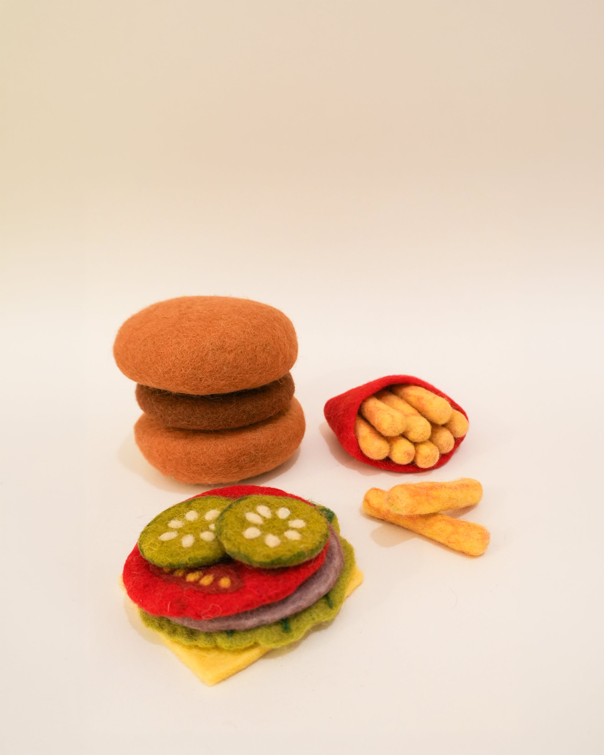 Veggie Burger & Fries Play Set